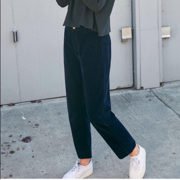 Brandy Melville Tilden Corduroy pants - blue - Picture 5 of 8